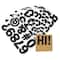 12 Pack: Black Glitter Alphabet Stickers by Recollections™